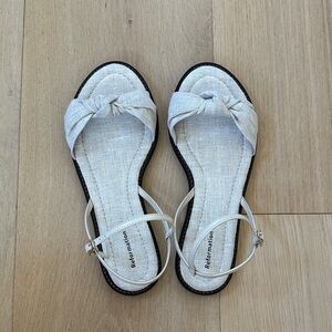 Reformation Cassidy Flat Knotted Sandal